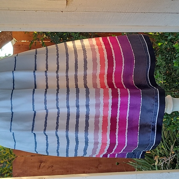 O.A.M.C. Striped Sleeveless Satin Mini Dress - Picture 3 of 9